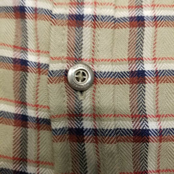 Merrell Long Sleeve Button up Flannel Plaid shirt - Picture 4 of 10